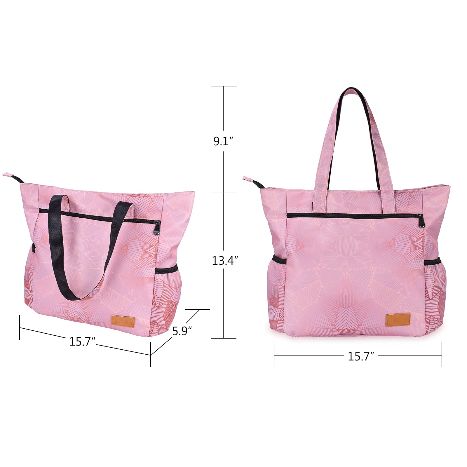 CLOUDMUSIC Shoulder Tote Bag For Nurses Teachers Work Gym Travel Beach Women With Large Capacity Waterproof - Image 8