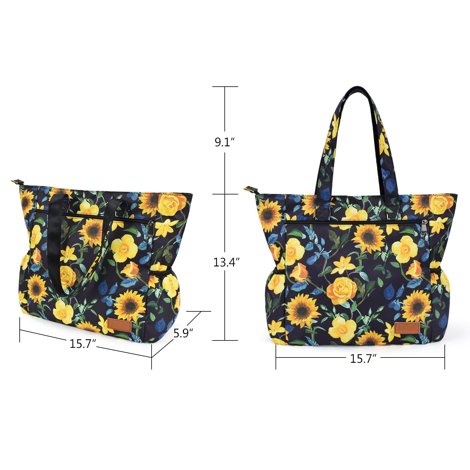 CLOUDMUSIC Shoulder Tote Bag For Nurses Teachers Work Gym Travel Beach Women With Large Capacity Waterproof - Image 5